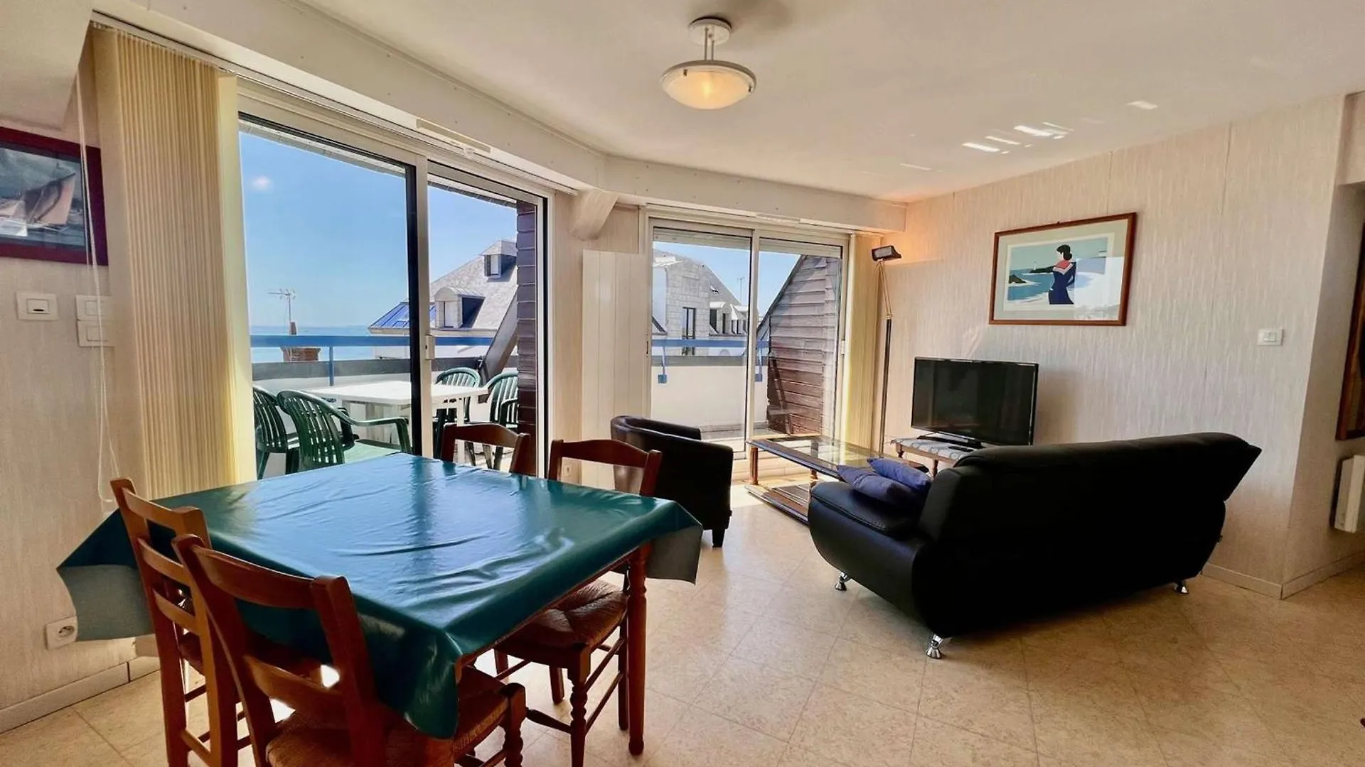 Quiberon - Appart 3 Pieces 56M² - Face Mer, Balcon Et Parking - Fr-1-478-189